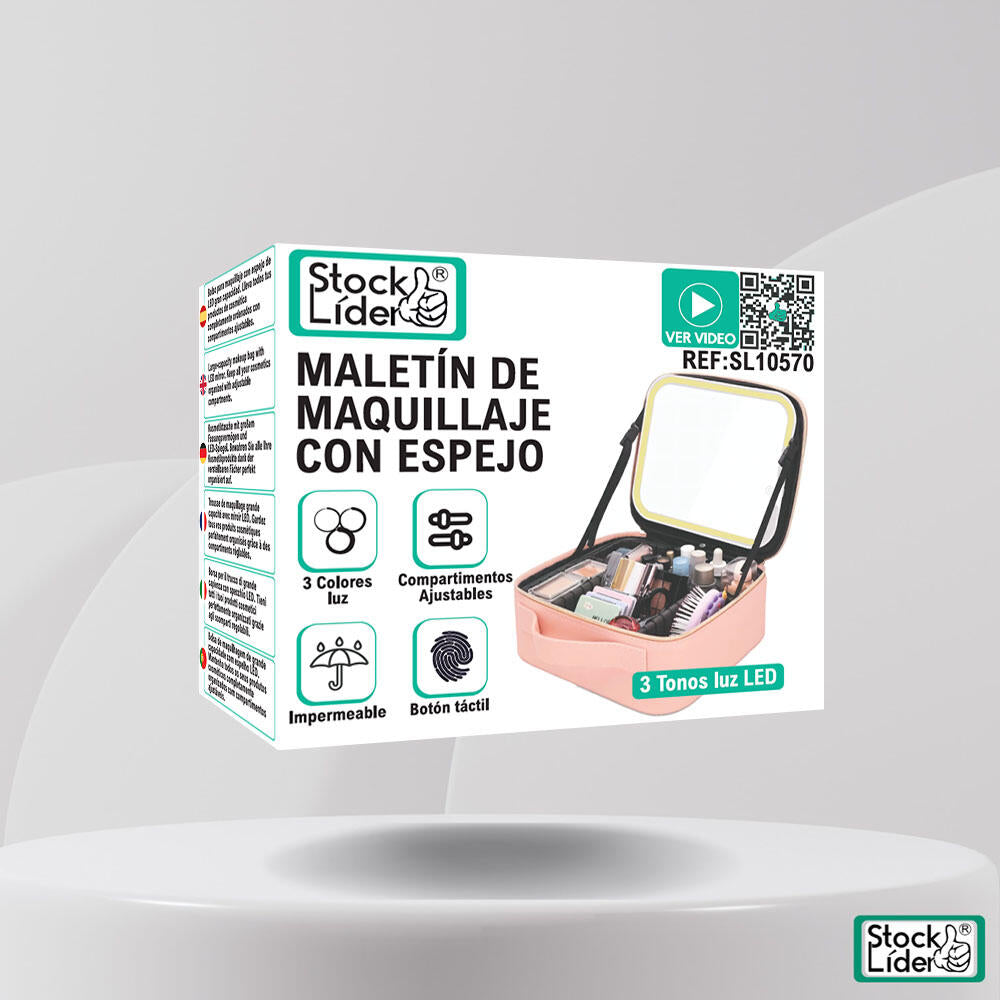 Maleta de Maquilhagem com Espelho