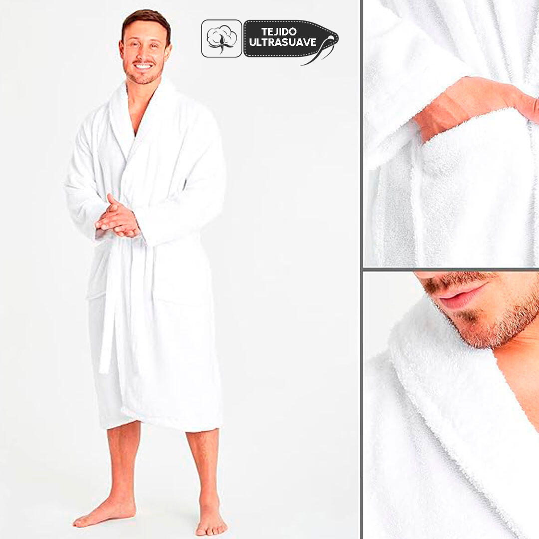 Roupão Masculino Branco