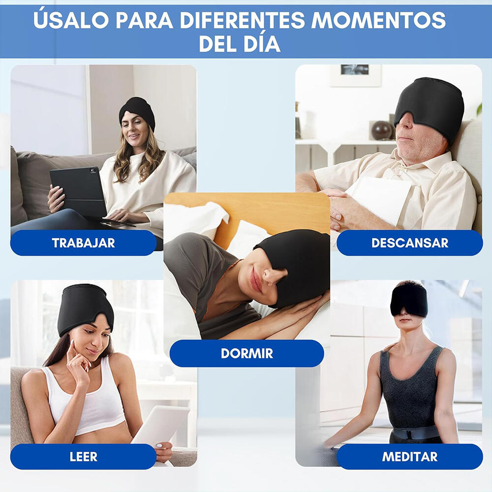 Gorro de Gel Terapêutico – Alívio para Dor de Cabeça e Enxaqueca