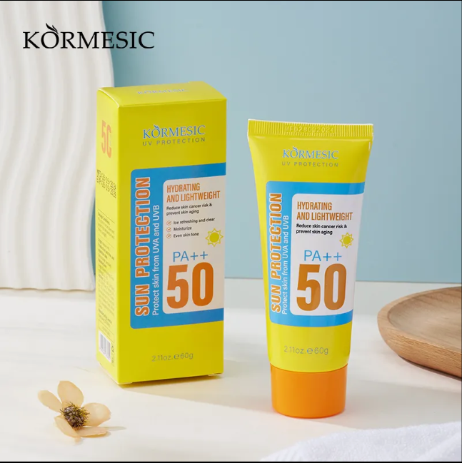 Kormmesic Protetor Solar 50++ Hidratante e Leve 60g