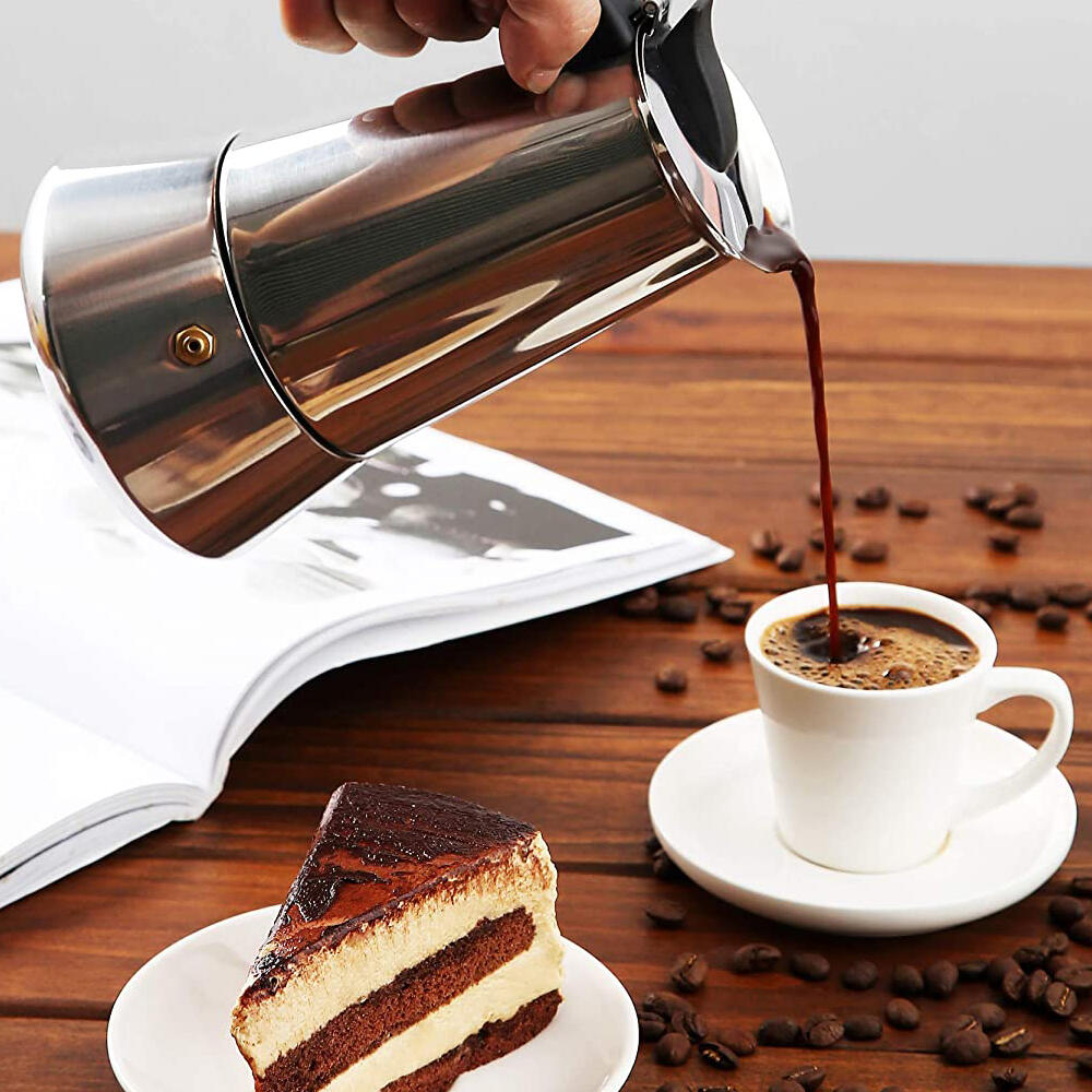 Cafeteira Italiana de Aço Inoxidável