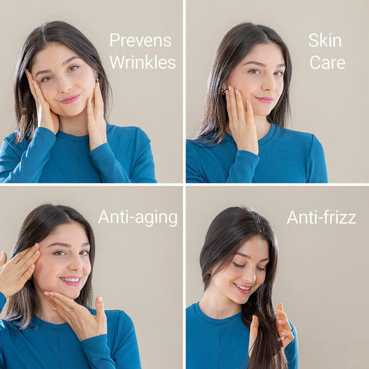 Almofada Anti-rugas Cervicais com Capa de Cetim