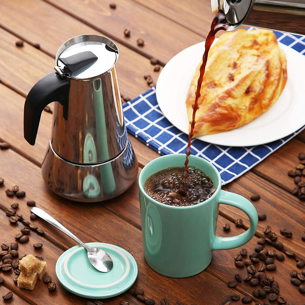Cafeteira Italiana de Aço Inoxidável