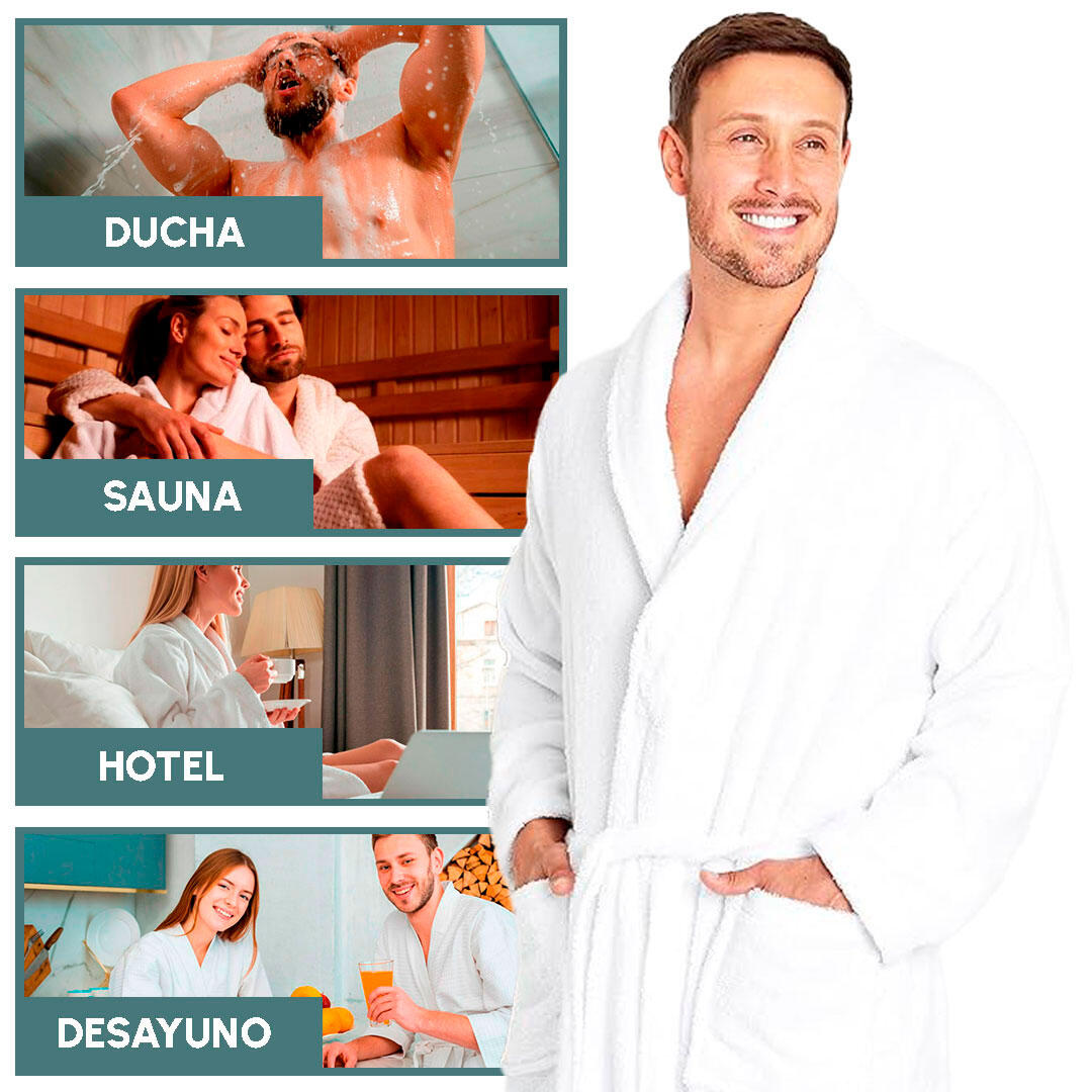 Roupão Masculino Branco